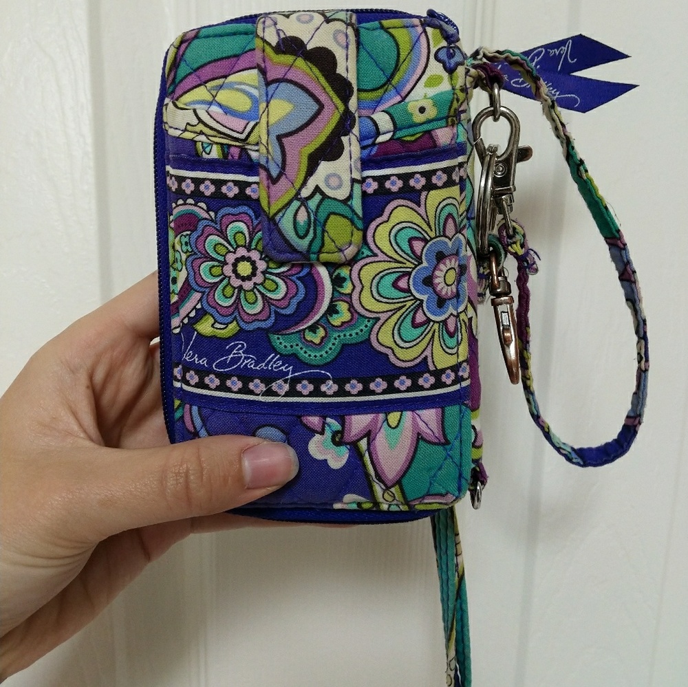 Vera Bradley All in One wristlet in heather